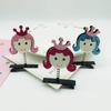 Pinza para el pelo de dibujos animados para niños, pinza de molinillo de viento linda, pinza de cerdito creativa