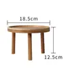 Soporte para Flores Base de Maceta de Cerámica Estante para Flores Soporte para Acuario Jarra de Vino Adorno Creativo Soporte para Comedero de Gato y Perro Mini