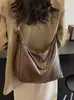 Yuezhi 2026 principios de otoño nueva moda vintage bolsa de mano de gran capacidad bolsa de hombro cruzada versátil bolso de cadena para el hombro