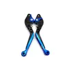 Venta al por mayor de fábrica manillar plegable CNC manillar de doble cara modificado para motocicleta manillar de bocina plegable manillar de freno
