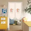 Media Cortina Color Crema con Acabado de Alta Gama, Cortina Divisoria para Dormitorio, Instalación sin Taladro, Cortina de Tela para el Hogar, Cortina de Privacidad para Baño, Modelo Nuevo