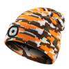 Iluminación para Ciclismo al Aire Libre Linterna Frontal Gorro Correr de Noche Pesca Nocturna Gorro de Punto Emisor de Luz LED Camping Impermeable Linterna Frontal para Correr de Noche