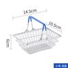 Cesta de compras pequeña de Amazon transfronteriza cesta de snacks cesta de almacenamiento de hierro accesorios de fotografía
