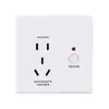 Protector de Cargador de Vehículo Eléctrico Enchufe de Apagado Automático Panel de Cinco Agujeros Enchufe de Interruptor Inteligente Pilar de Carga Plug-In