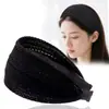 Diadema Nueva de Borde Ancho Transfronteriza Estilo Coreano Malla Cubre Cabello para Cabello Blanco Diadema Moda de Verano Que Muestra la Cara Diadema Pequeña Venta al por Mayor