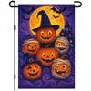 Banderas de Jardín de Halloween Transfronterizas, Lindas Decoraciones Festivas de Fantasmas, Banderas para Jardín y Patio, Banderas de Bienvenida para la Puerta Principal