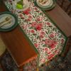 Le Xuan Show Camino de Mesa Vintage Jacquard Caleidoscopio Étnico Borla Hogar Poliéster Mantel Camino de Mesa Tela Venta al por Mayor