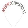 Europa e Estados Unidos nova moda NATAL cocar acessórios de cabelo emendando cor FELIZ NATAL NATAL faixa de cabelo atacado
