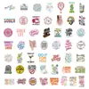 50 pegatinas de graffiti creativas inspiradoras para dejar el alcohol, decoración DIY para teléfonos móviles y ordenadores, materiales impermeables para agenda, pegatinas de regalo