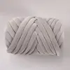 Suministro Especial Transfronterizo de Hilo Cardado de Terciopelo de Cristal 3cm Manta Hecha a Mano DIY Hilo Grueso Hilo para Cojín Tiras de Tela Hilo para Cama de Gato