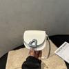 Mini Fofo Moderno Designer Outono 2026 Nova Moda Versátil Formato de Coração Estiloso Porta-Moedas Bolsa Transversal de Ombro