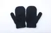 Guantes de Invierno para Niños y Adultos Todo Incluido Engrosados Cálidos de Pelo de Visón para Niños y Niñas Color Puro Bonitos Guantes de Ciclismo para Estudiantes
