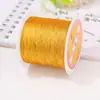 Hilos Dorados y Plateados, Hilos de Hilo Dorado, Cuerda Trenzada, Pequeños Accesorios Hechos a Mano para Manualidades DIY, Cuerda Trenzada, Cuerda para Collar, Cuerda de Pulsera Semi-Terminada