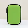 Stock Listo Bolsa de Almacenamiento Eva, Bolsa para Auriculares, Bolsa para Cámara Ccd, Cargador de Cable de Datos, Bolsa Cuadrada de Pu con Cremallera, Portátil