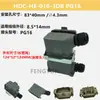 Conector de Alta Resistência 10 Pinos Retangular à Prova d'Água Plug de Aviação Hdc-He-10 Pinos Hot Flow Plug-In Fivela Única Instalação Oculta