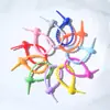 Cinta de silicona de color almacenamiento de cable de datos multifunción puede hacer repetidamente enrollador correa de gestión de cables de silicona llave de equipaje