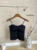 Tirante de seda helada sin costuras decorado con perlas, prenda interior, camisola, chaleco pequeño, prenda exterior, capa base, fruncido, sin tirantes, espalda hermosa, lencería, mujer