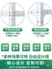Montaje de Ángulo de Acero para Estantería, Estantería de Hierro Ángulo Multicapa, Soporte Triangular de Hierro, Marco de Hierro, Marco de Acero, Combinación Libre
