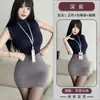 Traje de Uniforme de Secretaria Sexy Ol Pura Deseo Lencería Ajustado Sexy Disfraz de Secretaria para Discoteca Falda de Cadera Ropa Profesional Qqny