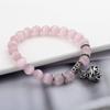 Pulsera de Cristal de Ágata Roja Natural Pulsera de Ágata Roja Regalo Regalo de Cumpleaños Femenino