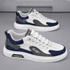Sapatos Masculinos de Outono 2024 Novos Sapatos Brancos Respiráveis Tendência Masculina Versátil Slip-on Esportivo Casual Tênis Sapatos da Moda