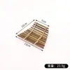 Decoración Plato Sashimi Barco de Chapa de Madera Desechable Taza Cuerno Langosta Australiana Salmón Mariscos Plato Creativo Decoración