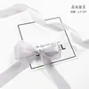 Cinta de Gasa de Nieve Translúcida Flor de Seda 2.5cm 100 Yardas Material para Lazos de Pasteles y Accesorios para el Cabello
