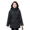Chaqueta de Algodón Única y Súper Atractiva 2026 Nueva Ropa de Invierno para Mujer con Capucha de Longitud Media Adelgazante Cálido Algodón Engrosado Abrigo Exterior