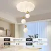 Lámpara de techo estilo crema francesa para dormitorio principal, romántica, con protección para los ojos, para sala de estar, lámparas colgantes, ambiente moderno y sencillo, Zhongshan