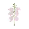 Adornos de Simulación Hechos a Mano Cabezas de Flores de Seda Flor de Lirio del Valle Flores Artificiales Decoración del Hogar Sala de Estar Entrada Mesa de Comedor Accesorios para Fotografía