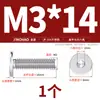 Acero Inoxidable 304 cm Cabeza Ultraplana Cabeza Plana Grande Muy Baja Cabeza Plana en C Tornillos de Cabeza Hexagonal M2.5M3M4M5M6M8