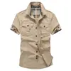 Suministro del fabricante: Camisas de Algodón de Manga Corta para Hombre de Verano, Delgadas, Holgadas, Casuales, Versátiles 91