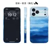 Pintura al Óleo Nube Montaña Película Dos en Uno Adecuado para Oppo Huawei iPhone 17 Pro Max Funda Apple 17 Pro Estilo Ins Femenino