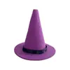 Decoración para Fiesta de Halloween Sombrero de Bruja Mini de Fieltro Multicolor Sombrero de Mago de Fieltro Sombrero Divertido Sombrero Decorativo