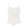 Mono de Tirantes Estilo Deseo Puro con Espalda Descubierta y Estampado Floral, con Almohadillas en el Pecho, Ropa de Casa para Mujer, Verano, Ajuste Delgado, Sexy, Espalda Descubierta