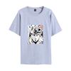 JOJO Bizarre Adventure JOJO fantástica Aventura manga curta top camiseta masculina camisa de verão