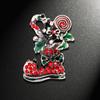 Nuevo Broche de Árbol de Navidad, Calabaza, Sombrero de Árbol de Navidad, Corona, Broche de Pedrería, Pin de Perla, Accesorios de Joyería DIY