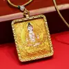 Joyería de Lhasa, Tíbet, colgante de caja Gau, Ocho Guardianes Celestiales, Tang Dorado, Rekong, thangka zodiacal nepalí pintado y pintado a mano