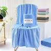 Toalla de Baño Grande con Patrón de Piña al por Mayor Transfronteriza Toalla de Regalo Engrosada de Coral Fleece Toalla de Baño Toalla de Baño para Pareja Secado Rápido y Absorbente