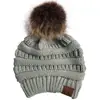 AliExpress nuevo gorro de lana estándar CC gorro de lana para mujer otoño e invierno gorro de punto Europa y Estados Unidos gorro cálido para exteriores venta al por mayor