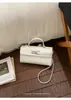 Moda 2026 Transfronteriza Bolso de Hombro Cruzado Casual Simple Elegante Versátil con Textura de Patrón de Cocodrilo