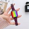 Correa de resina compatible con Apple Watch de 7.ª, 6.ª, 5.ª, 4.ª y 3.ª generación, compatible con Apple Watch de 7.ª, 6.ª, 5.ª, 4.ª y 3.ª generación, compatible con Apple Watch de 3 ...