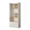 Librero de Piso a Techo Montado en la Pared Gabinete de Almacenamiento para Dormitorio Gabinete de Almacenamiento Pequeño con Puerta Gabinete de Almacenamiento por Capas Estantería Doméstica Simple