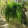 Folhas de salgueiro artificiais, galhos de salgueiro, galhos e folhas falsas para decoração de pátio externo de outono, plantas verdes, paisagismo de jardim, folhas verdes atacado