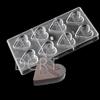 Molde de Chocolate de Plástico Duro PS Molde de Cubitos de Hielo Rosa Herramientas para Hornear Gelatina 3D Disponibles en Varios Estilos