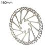 Pastilha de freio para bicicleta de montanha Castile Disc Disco de freio a disco 160 mm 180 mm Disco de freio a disco com seis pregos