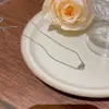Joyería Transfronteriza Europea y Americana Moda y Exquisito Colgante Nicho Cadena Clavicular No Descolorante Oro de 18K Acero Titanio Accesorios de Collar para Mujer