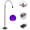 Injerto de pestañas postizas Luz UV morada pegamento UV curado rápido Lámpara LED Uñas para pestañas Arte de uñas Lámpara de pie UV para pies 10W