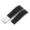 Fabricantes de pulseiras de silicone quentes transfronteiriços fornecimento direto conjunto listrado uma pulseira de silicone 18 20 22 24mm