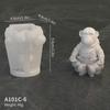 Molde de silicone de astronauta DIY série espacial molde de terra foguete animal flip açúcar molde decorativo atacado